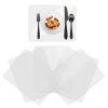 Cross-border best-selling rounded corner transparent PP placemats, children's food MATS, Amazon bestsellers, easy-to-rinse and wipe table MATS Item Picture
